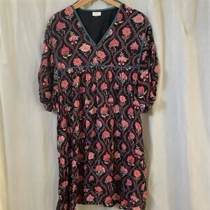World Market S/M boho floral dress